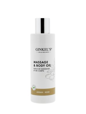 Ginkel’s Massage & Body Oil - Argan & Rose Maroc - 200 ml