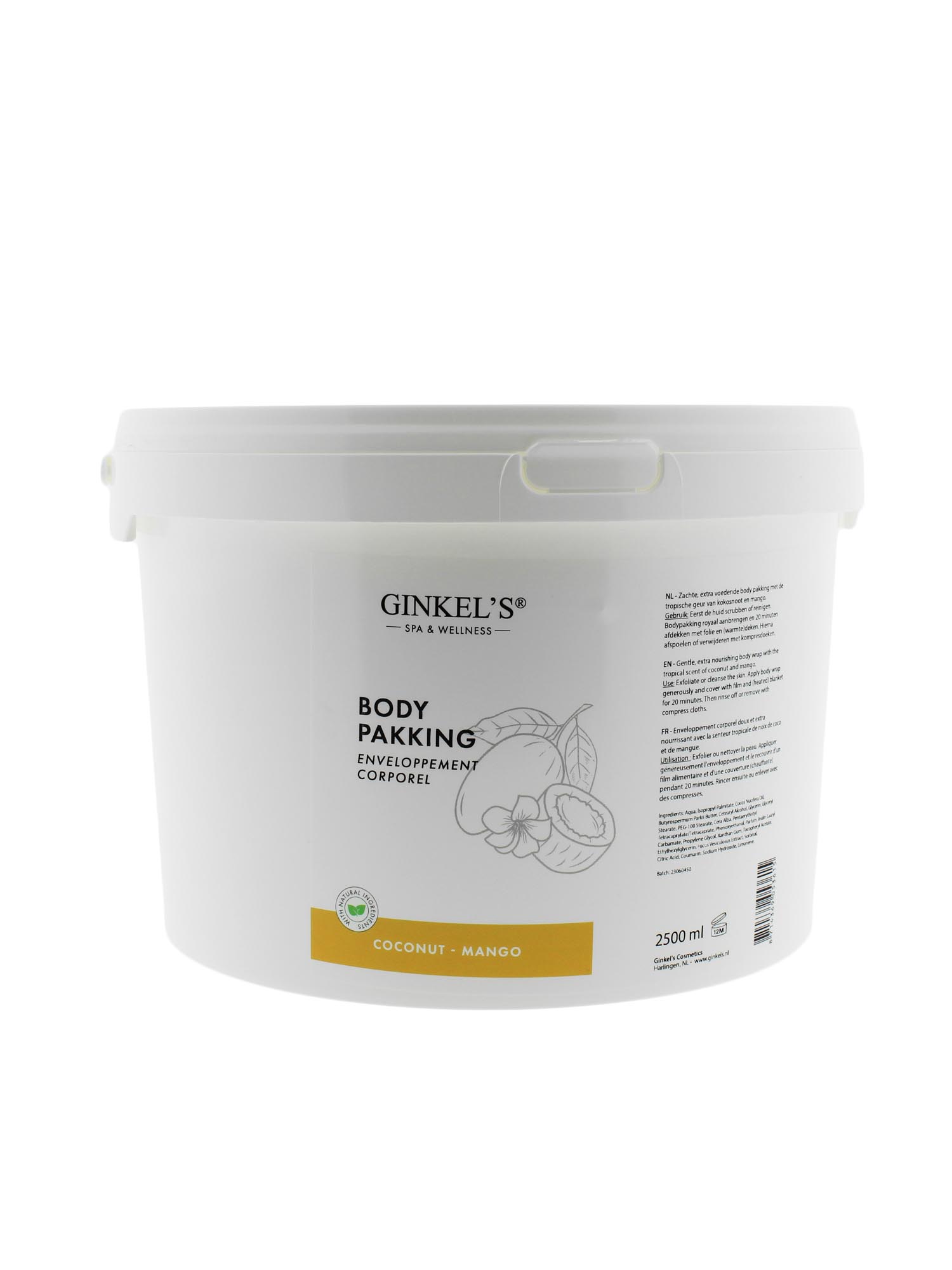 Ginkel’s Body Pakking - Coconut & Mango - 2500 ml