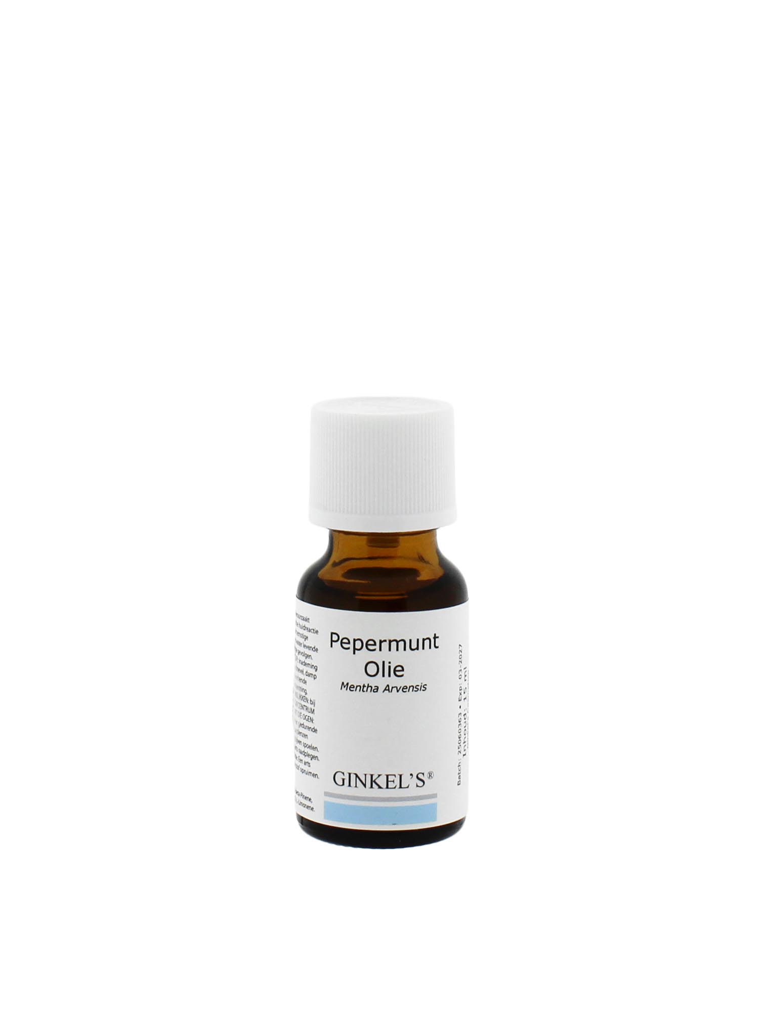 Ginkel's Etherische Olie - Pepermunt - 15 ml