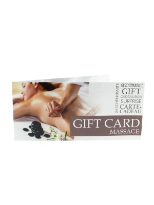 Gift Card CLASSIC - Massage - 12stuks