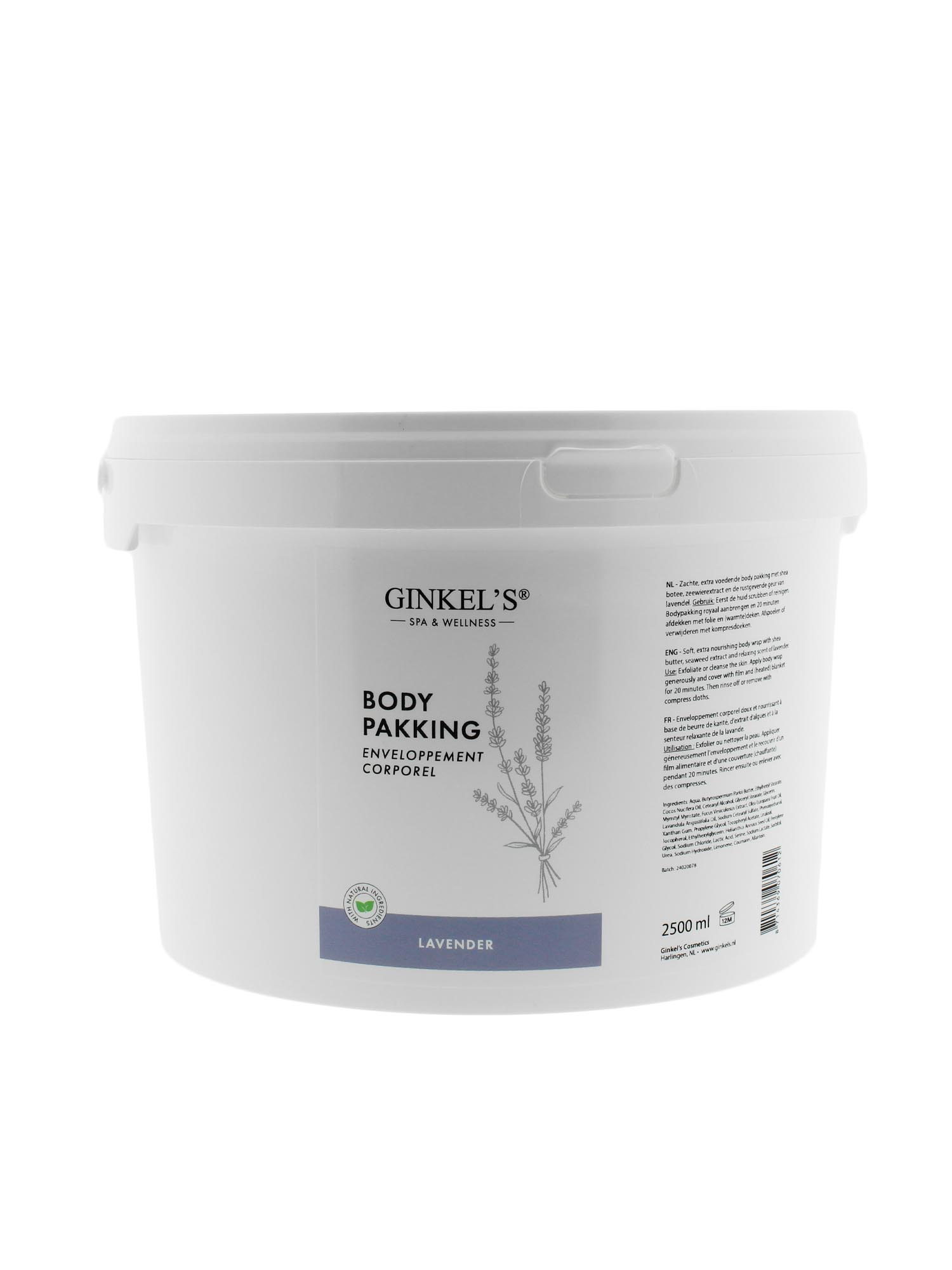 Ginkel’s Body Pakking - Lavender - 2500 ml