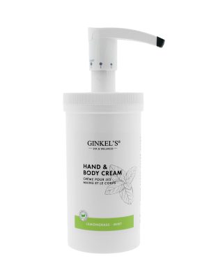 Ginkel’s Hand & Body Cream – Lemongrass & Mint - 500 ml