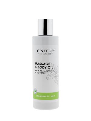 Ginkel’s Massage & Body Oil - Lemongrass & Mint - 200 ml