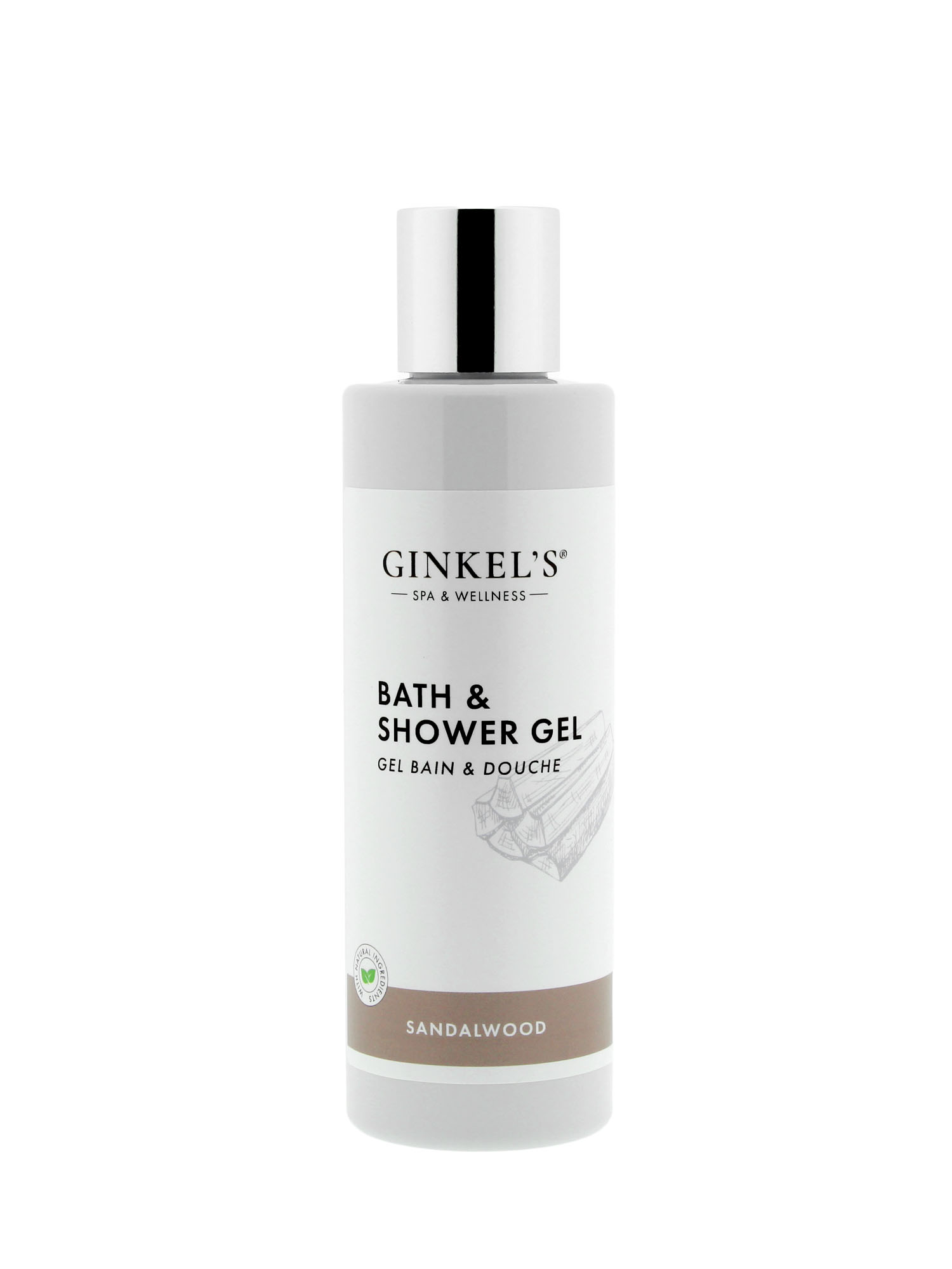 Ginkel’s Bath & Shower Gel - Sandalwood - 200 ml