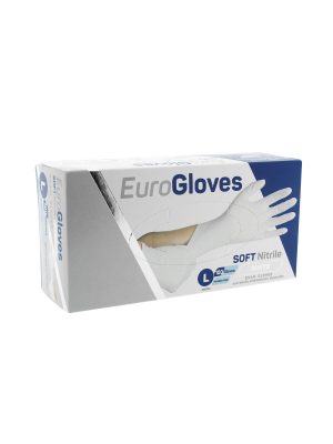 Handschoen Nitrile - Wit - Maat L - Box à 100 stuks