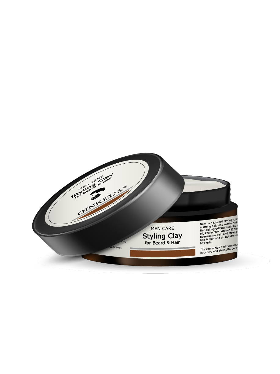 Ginkel’s Men Care - Hair & Beard Styling Clay 100 gr - Afbeelding 2