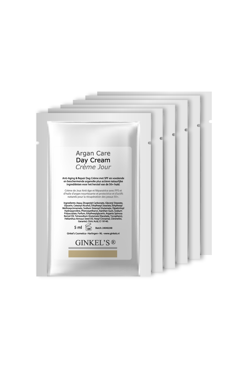 Ginkel’s Argan Care – Day Cream – 6 x 5 ml Sachets - Afbeelding 2