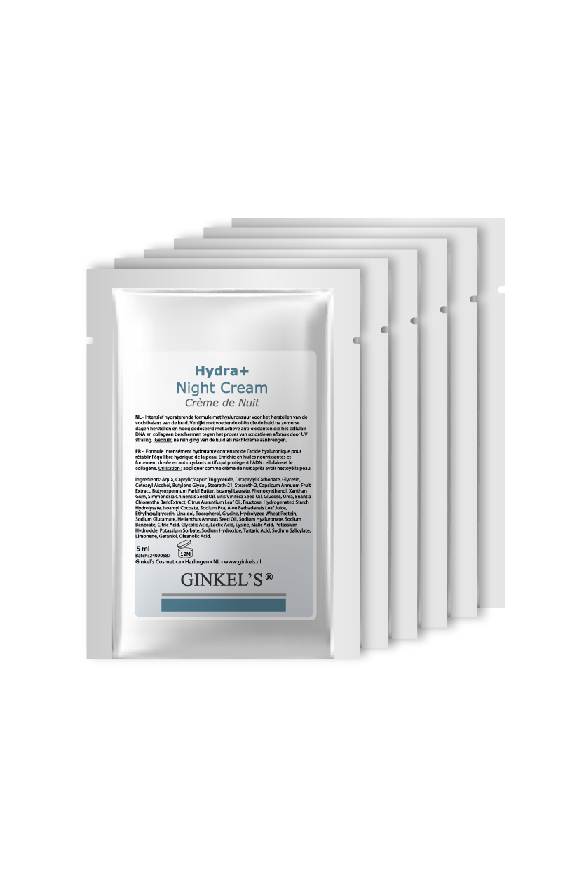 Ginkel’s Summer Care – Hydra+ Night Cream – 6 x 5 ml Sachets - Afbeelding 2