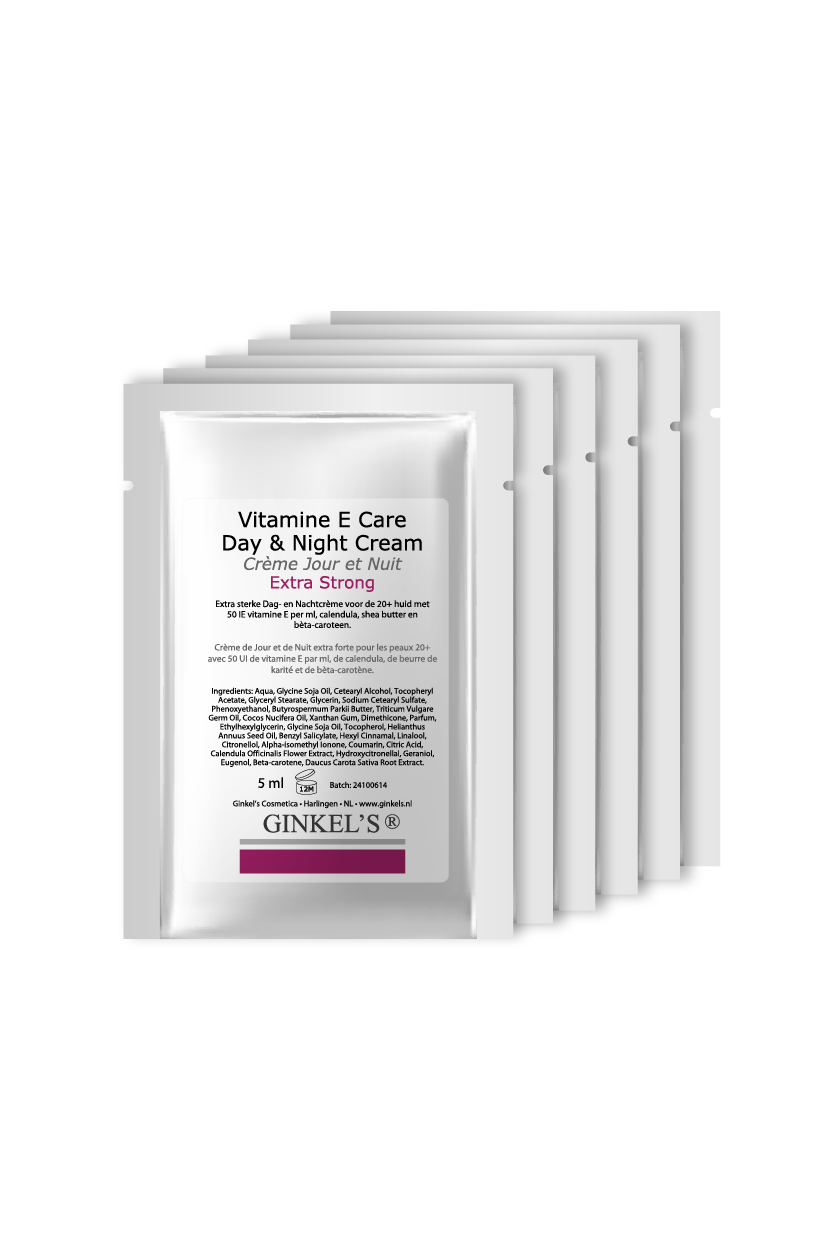 Ginkel’s Vitamine E – Day & Night Cream Extra Strong – 6 x 5 ml Sachets - Afbeelding 2