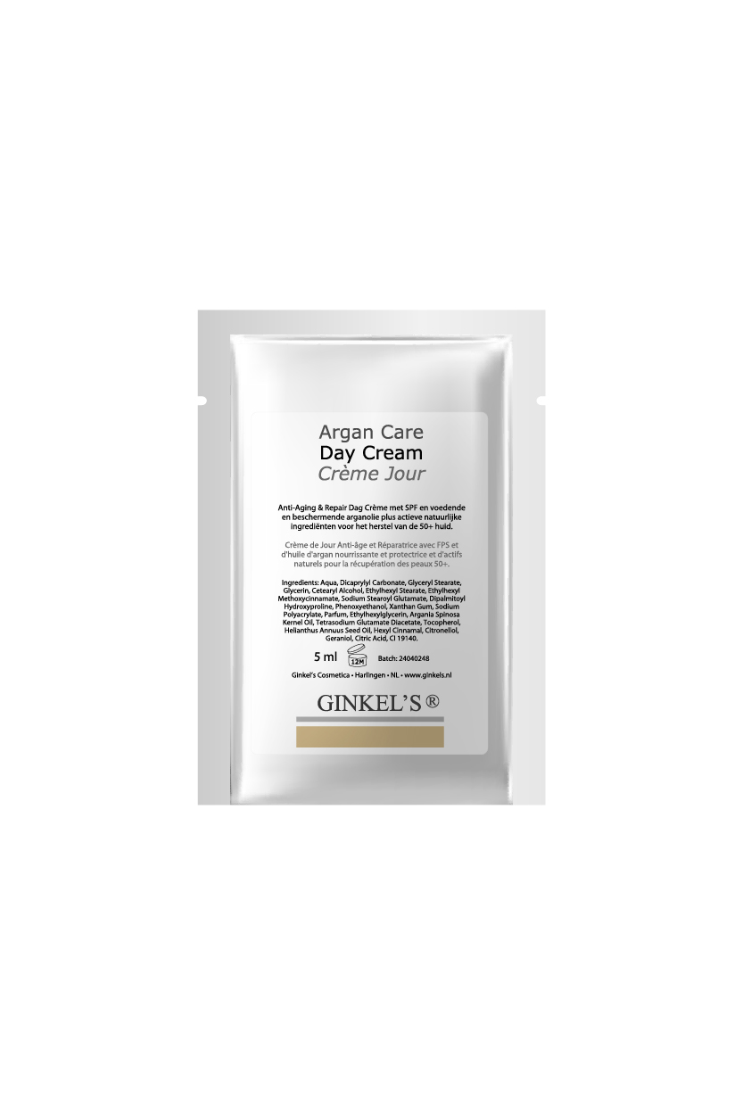Ginkel’s Argan Care – Day Cream – 6 x 5 ml Sachets