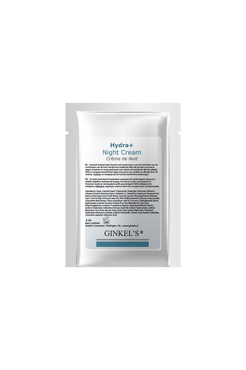 Ginkel’s Summer Care – Hydra+ Night Cream – 6 x 5 ml Sachets